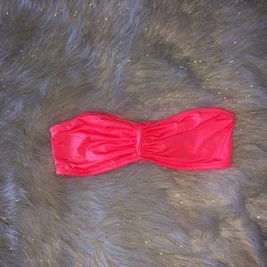 Victoria Secret Womens Bra Bandeau Neon Pink L